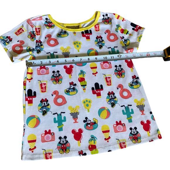 Disney Mickey and Minnie Mouse Summer Snack T-Shirt Kids Sz 7/8 - Picture 5 of 6